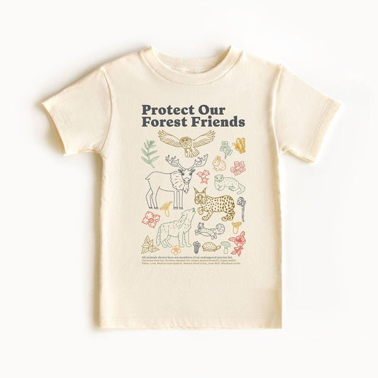 Kid's Organic Nature Lovers Animal Tee