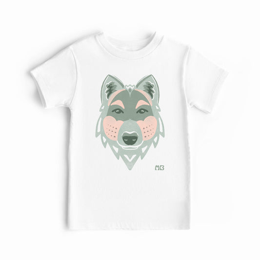 Kid’s Organic Gray Wolf T-Shirt