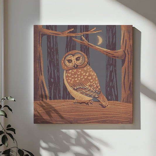 Spotted Owl Canvas Print